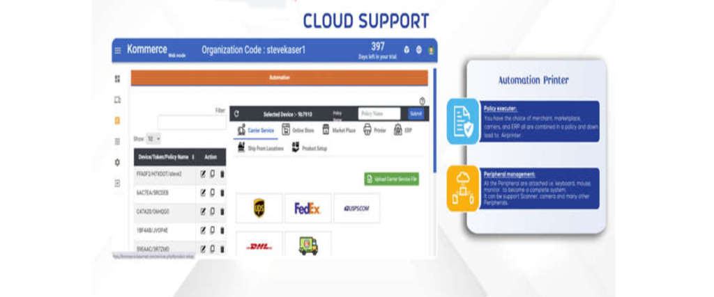 cloud support