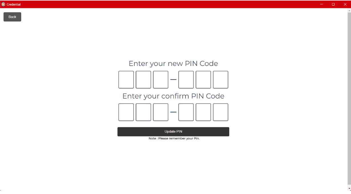 SKU detail fields in Credentials App